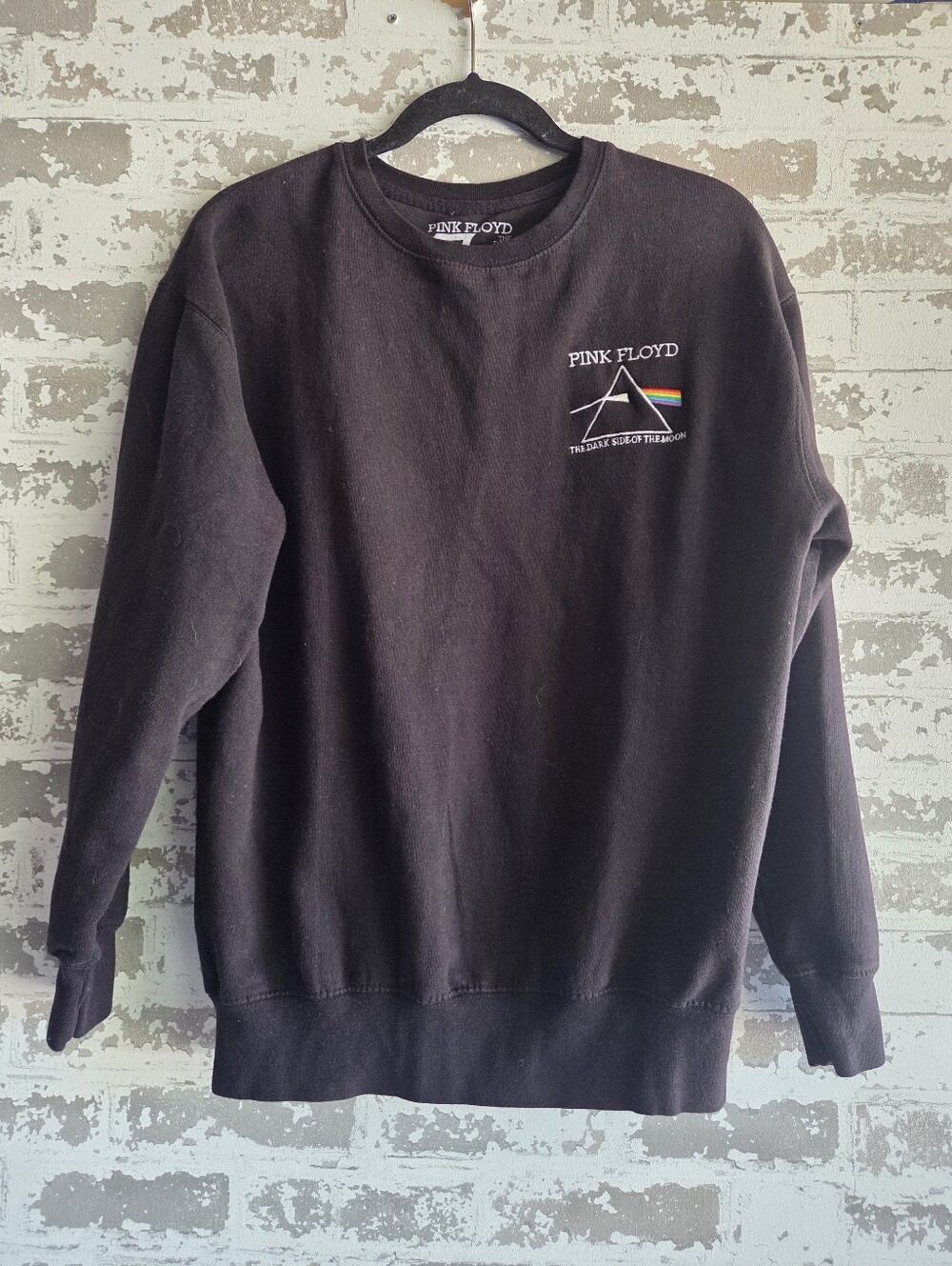 ​Pink Floyd Dark Side of the Moon 50th Anniversary Sweatshirt Crewneck Black M